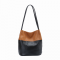 JUST LUV Medium Shoulder Bag- Black/ Tan/LUV MY BAG